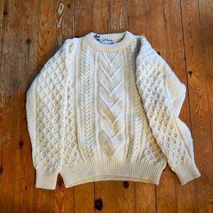 Vintage Wool Fisherman's Sweater